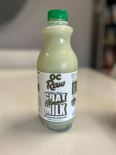 OC Raw Dog Frozen Green Goat Milk (32 oz)