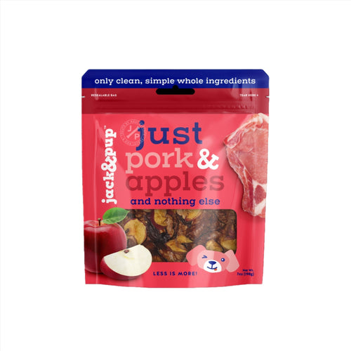 Jack&Pup Just Pork & Apples Dog Treats (14 oz)