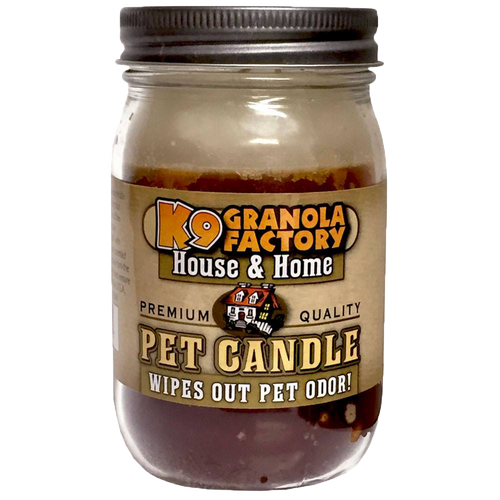 K9 Granola Factory House & Home Collection, Banana Nut Bread Pet Odor Eliminator Candle (16 oz)