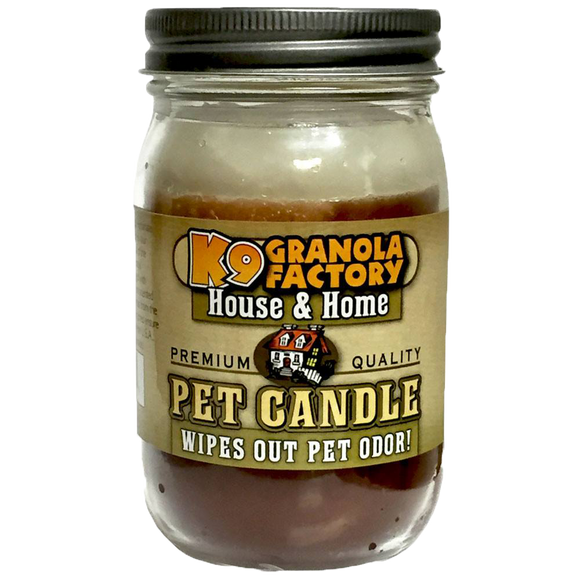 K9 Granola Factory House & Home Collection Iced Cinnamon Bun Pet Odor Eliminator Candle (16 oz)
