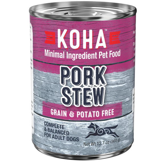 Koha Minimal Ingredient Pork Stew for Dogs (12.7 Oz Single)