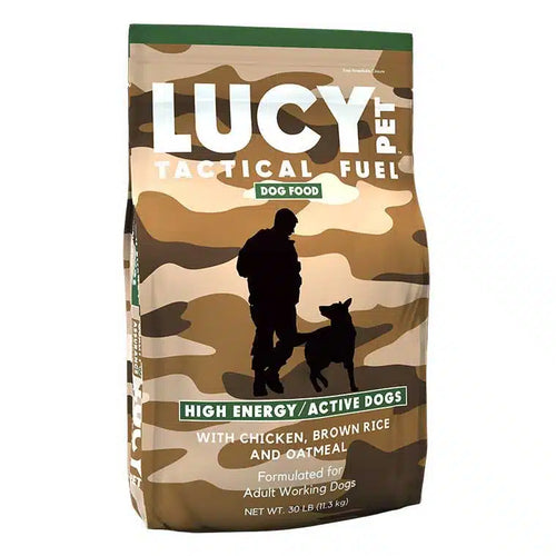 30lb Lucy Pet Tactical Fuel Chicken, Brown Rice & Oatmeal for Dogs