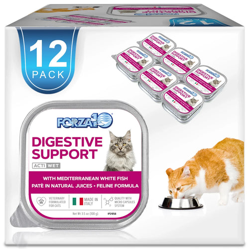 Forza10 Nutraceutic Actiwet Digestive Support Icelandic Fish Recipe Wet Cat Food (3.5 oz)