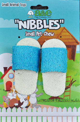 A&E Cage Company Nibblers Loofah Sandals (Small)