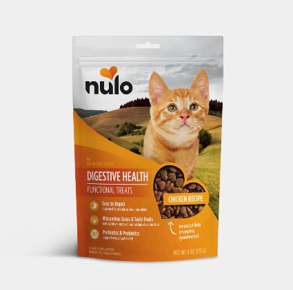 Nulo Digestive Health Chicken Recipe Functional Crunchy Cat Treats (4 oz (113 G) Bags)
