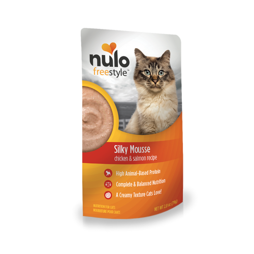 Nulo FreeStyle Silky Mousse Chicken & Salmon Recipe for Cats