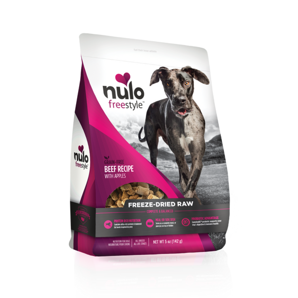 Nulo Freestyle Freeze-Dried Raw Beef with Apples (5-oz)