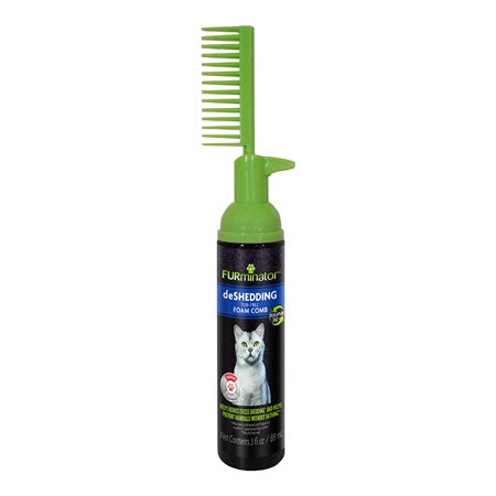 FURminator® Tub-Free deShedding Foam Comb for Cats (9.25)