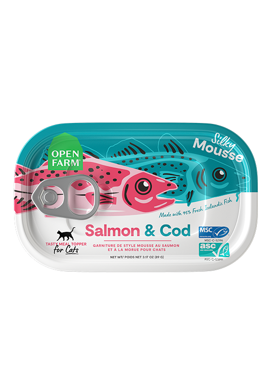 Open Farm Salmon & Cod Topper for Cats