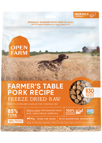 Open Farm Farmer’s Table Pork Freeze Dried Raw Dog Food (3.5-oz)