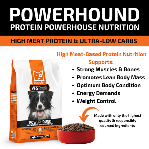 SquarePet® VFS® POWERHOUND™ Turkey & Chicken for Dogs (4.4 lbs)