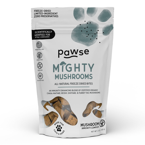 Pawse Mighty Mushrooms Treats (30-day supply for a 75 pound dog)