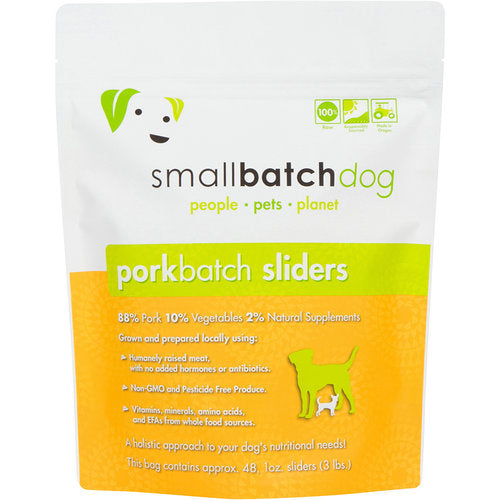 Smallbatch Porkbatch Frozen Dog Food (3 Lb Sliders)