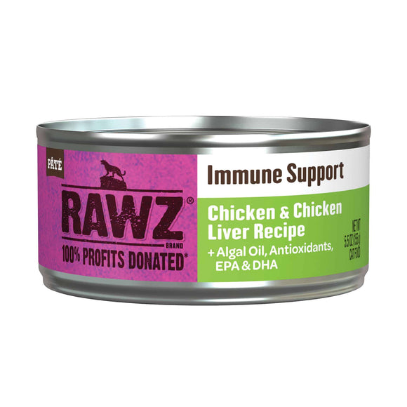 Rawz Immune Support Chicken & Chicken Liver Wet Cat Food (3 oz)