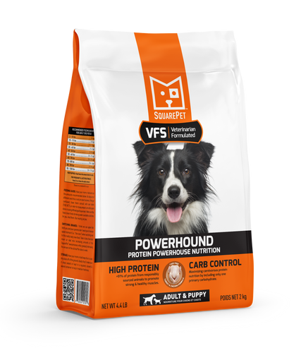 SquarePet® VFS® POWERHOUND™ Turkey & Chicken for Dogs (4.4 lbs)