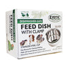 Exotic Nutrition Stainless Steel Feed Dish (10 oz Silver)