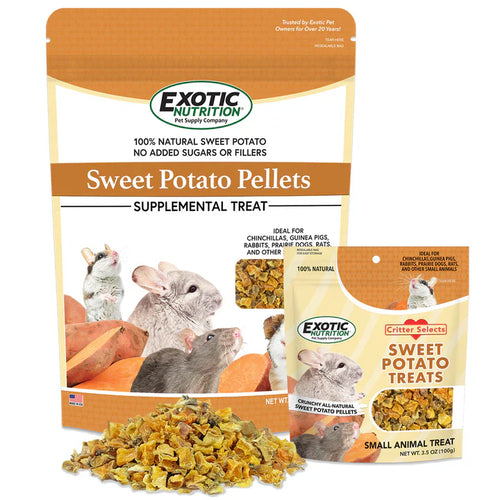 Exotic Nutrition Critter Selects Sweet Potato Treat (3.5 oz)