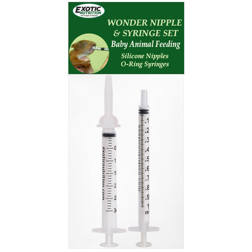 Exotic Nutrition Wonder Nipple & Syringe Set (1 set)