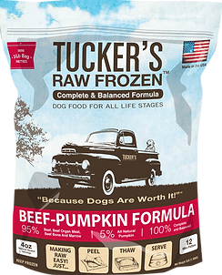 Tucker's Beef-Pumpkin Complete and Balanced Raw Diets for Dogs (6-lb)