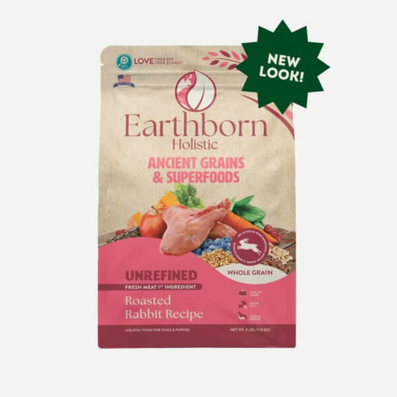 Earthborn Holistic Unrefined Roasted Rabbit Recipe Dry Dog Food (25 lb)