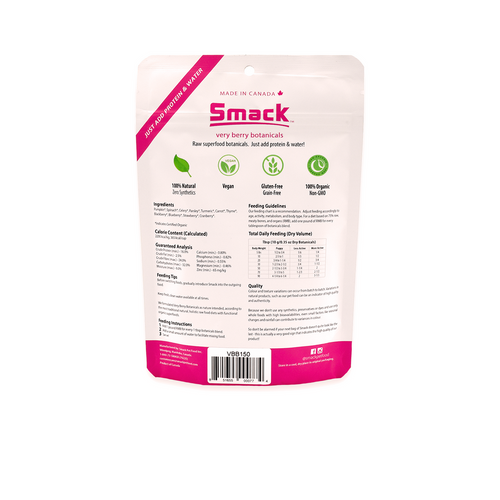 Smack Very Berry Botanicals Dog Food (5.3 oz - 150 g)