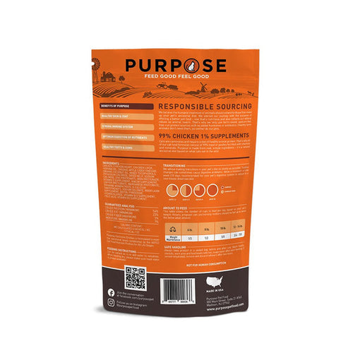 Purpose Carnivore Chicken Freeze-Dried Raw Cat Food (9 oz)