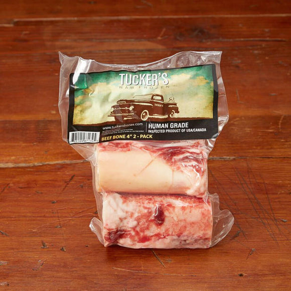Tucker's Raw Frozen Beef Bone (2 in - 4 Pack)