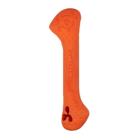 Tall Tails Goat Sport Bone Dog Toy (9 Orange)