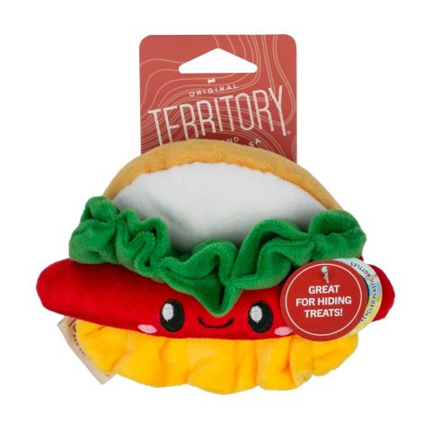 Territory Hot Dog Hide-And-Treat Plush Dog Toy (8)