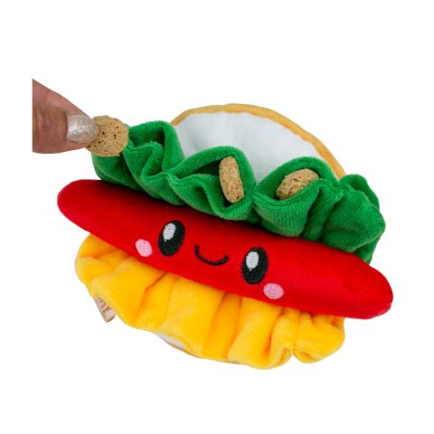 Territory Hot Dog Hide-And-Treat Plush Dog Toy (8)