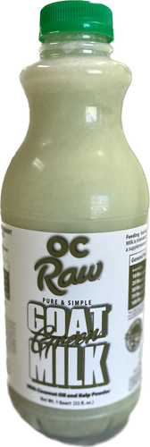 OC Raw Dog Frozen Green Goat Milk (32 oz)