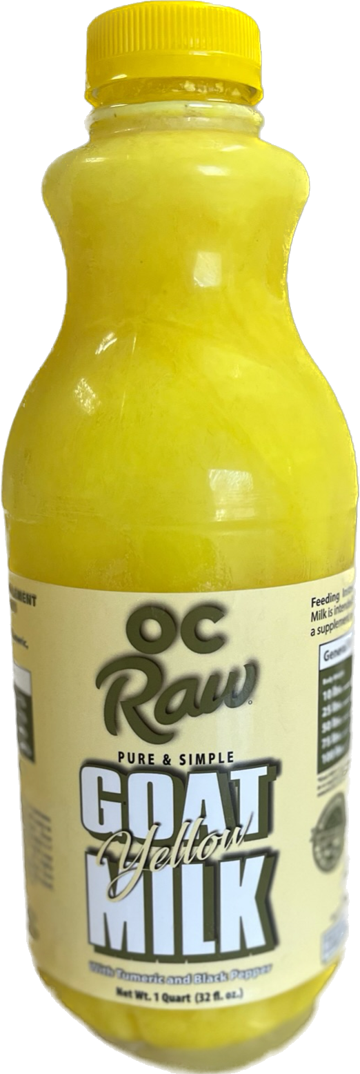OC Raw Dog Frozen Yellow Goat Milk (32 oz)