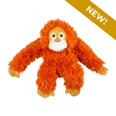 Tall Tails Orangutan Rope Body Dog Toy (14, Orangutan)