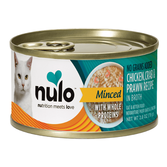 Nulo Cat & Kitten Minced Crab with Whole Prawn Recipe (2.8 oz)