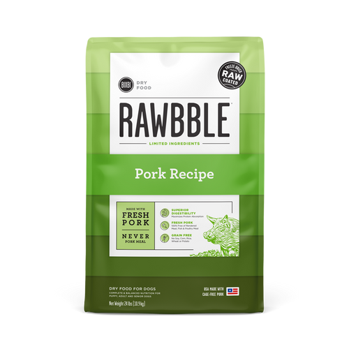 BIXBI RAWBBLE® DRY DOG FOOD - PORK RECIPE