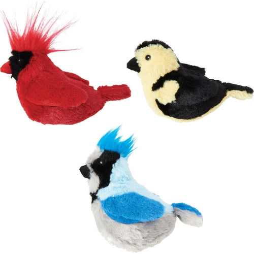 SPOT SONGBIRD W/CATNIP (5 IN, ASSORTED)