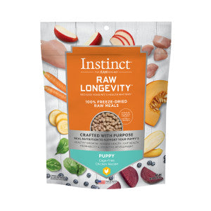 Instinct Raw Longevity 100% Freeze-Dried Raw Meals Cage-Free Chicken Recipe For Puppies